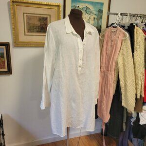 Vintage 90's Eileen Fisher Oversized Tunic Shirt Size XL